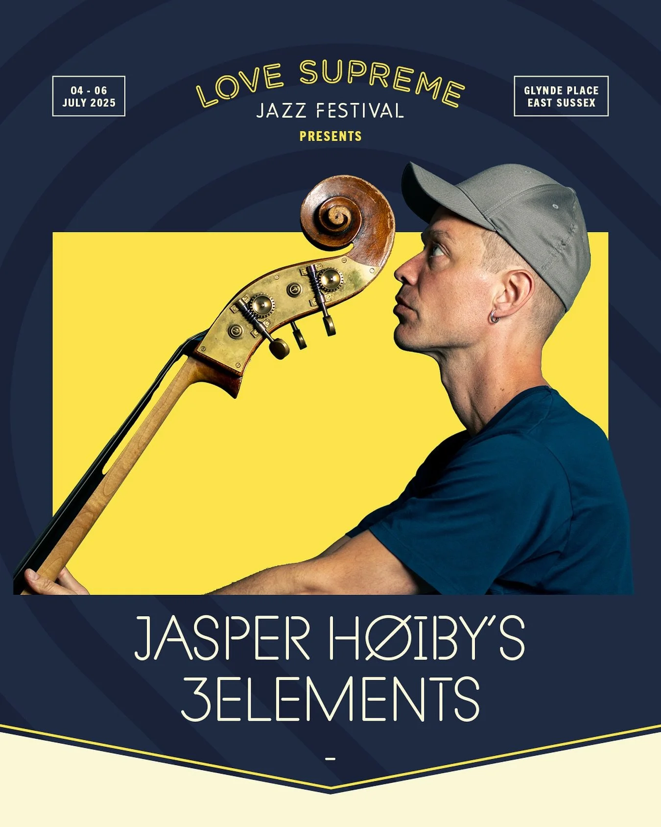 Psyched to be playing @lovesupremefest THIS Sunday coming with 3Elements. This gig will feature the combined talents of Jamie Peet on drums and Xavi Torres on piano. We play at 9pm and close down the Supreme Standards stage!