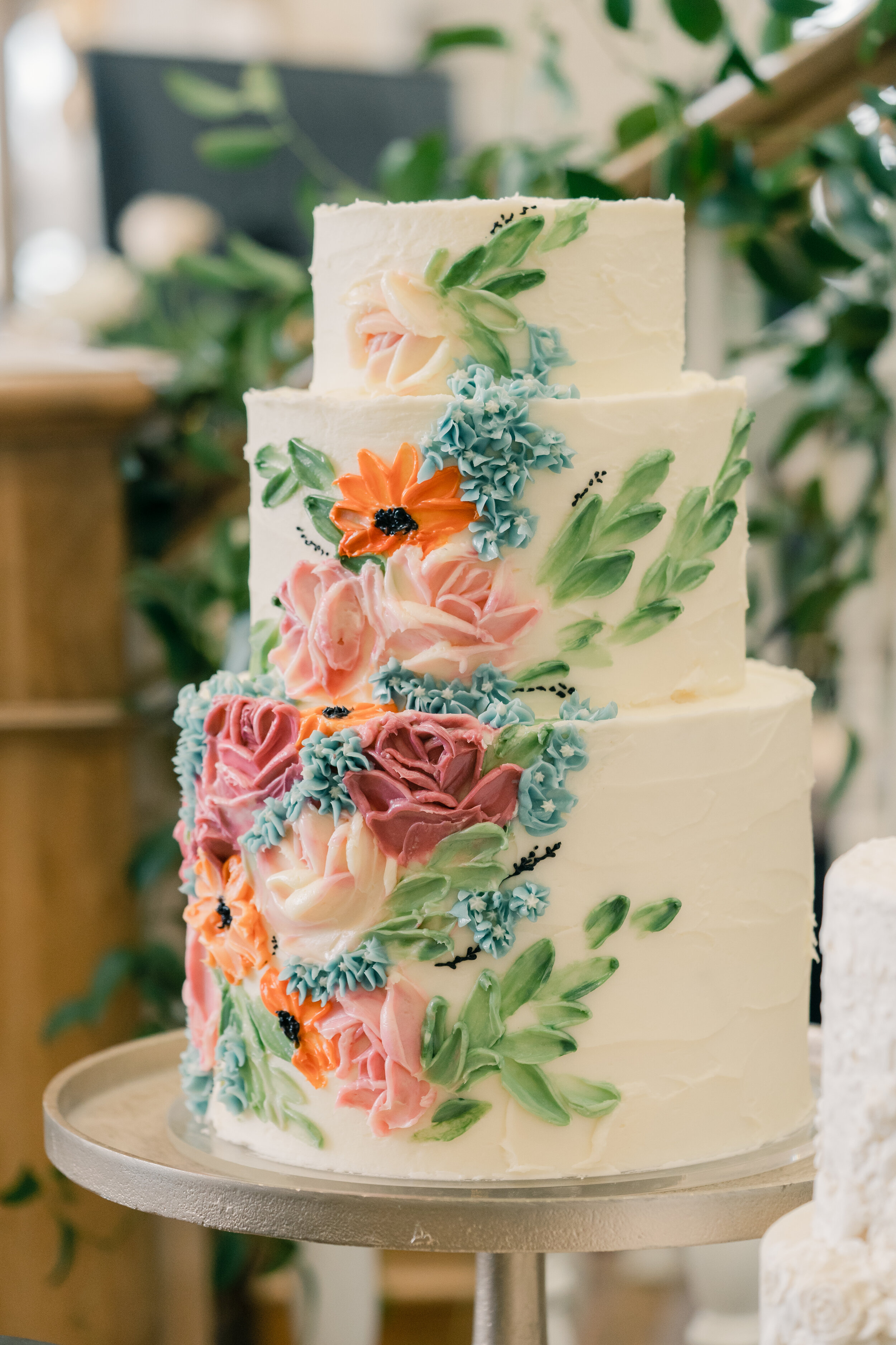 3 Tier Buttercream Wedding Cake, Southend-on-Sea – Saxon Hall, 17th August  2019 - Sticky Fingers Cake Co