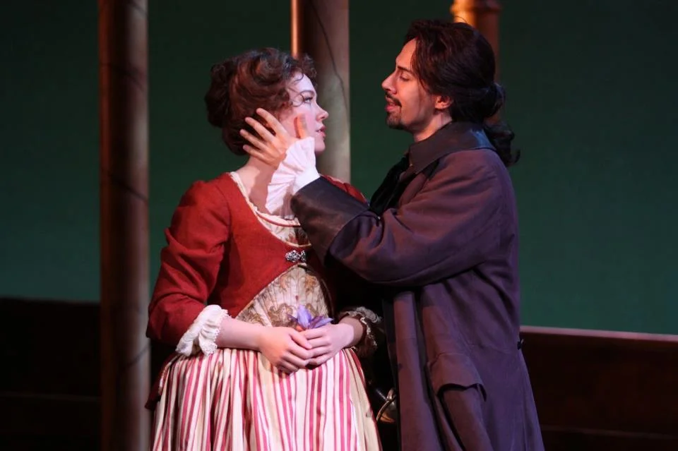 Don Giovanni , Mannes Opera, May 2012 As Zerlina with Ricardo Rivera as Don Giovanni Photo by Eugenia Ames