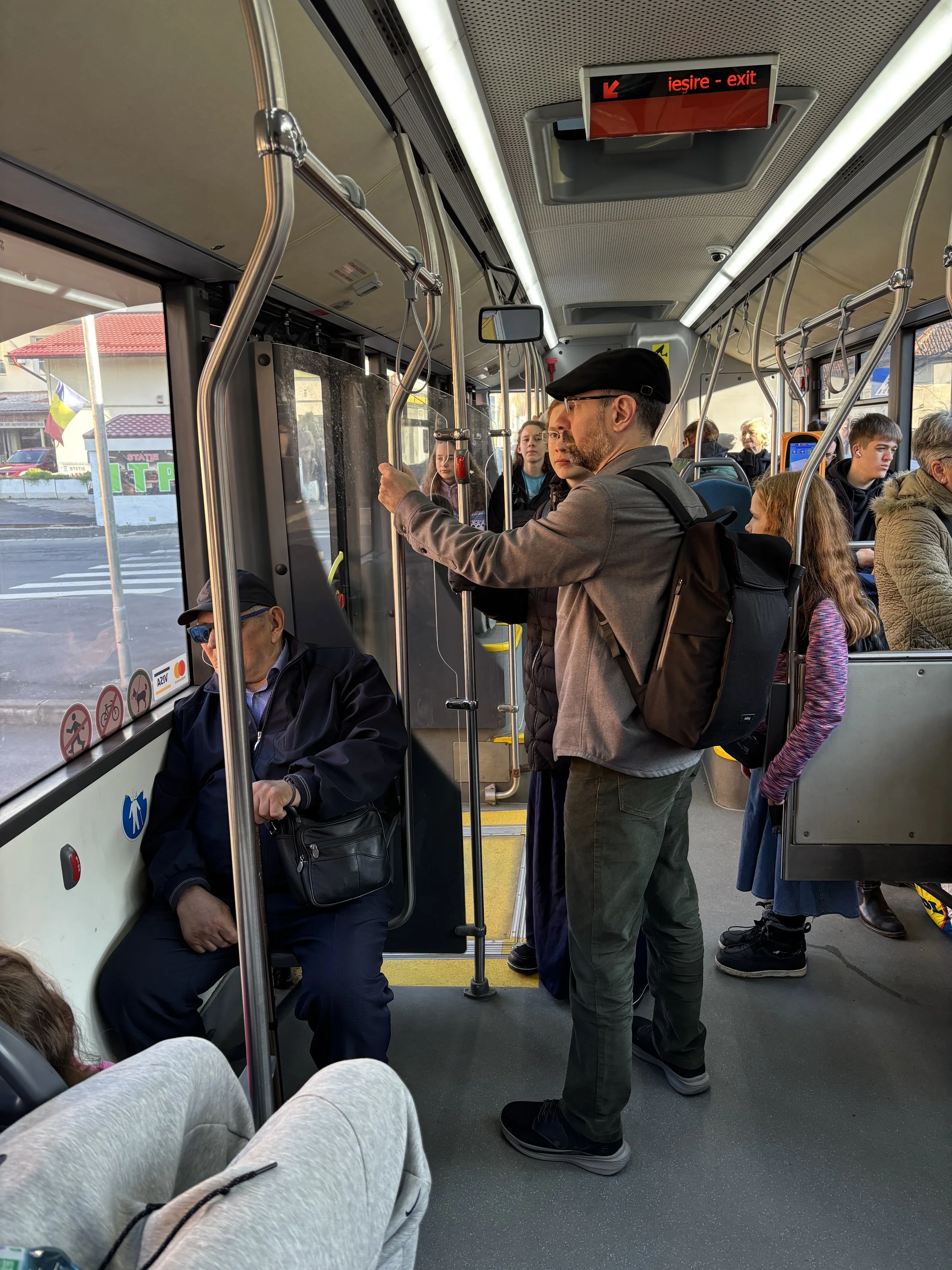Bussing around in Braşov