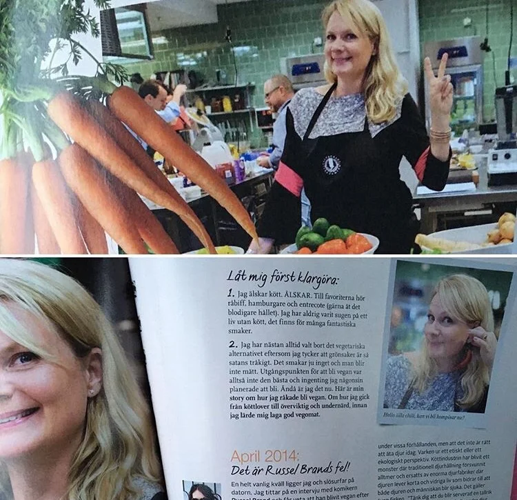 Förra Amelia där jag skrev om min veganresa!