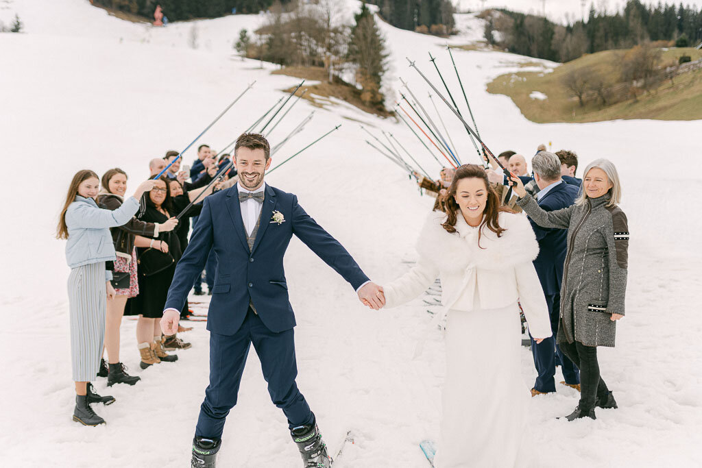 Einladung von der Hochzeit im Aurora Hotel in Kitzbuehel in Tirol
