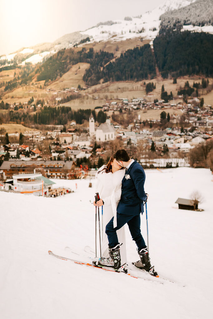 Einladung von der Hochzeit im Aurora Hotel in Kitzbuehel in Tirol