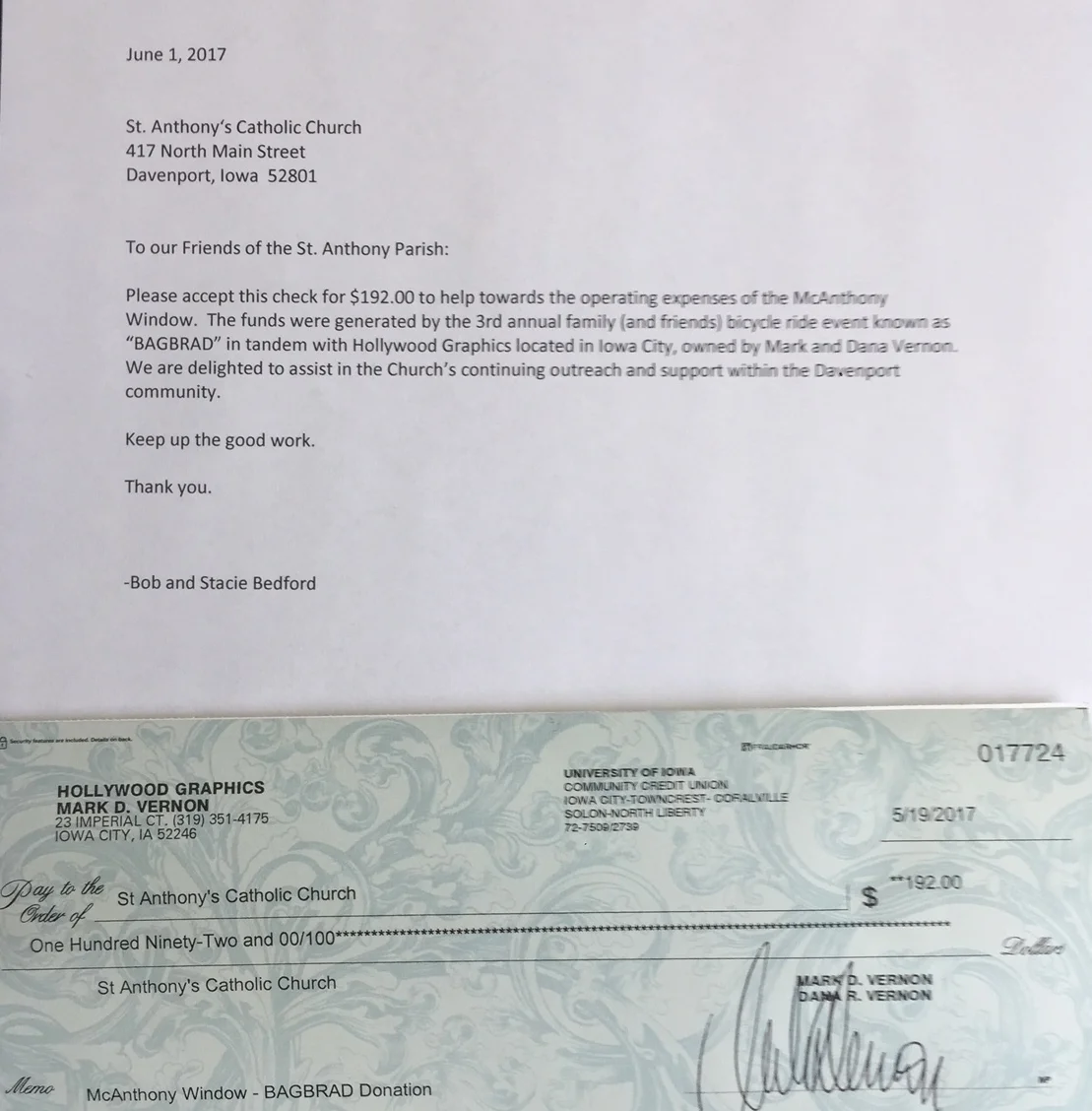 2017 Gift to St. Anthony's McWindow