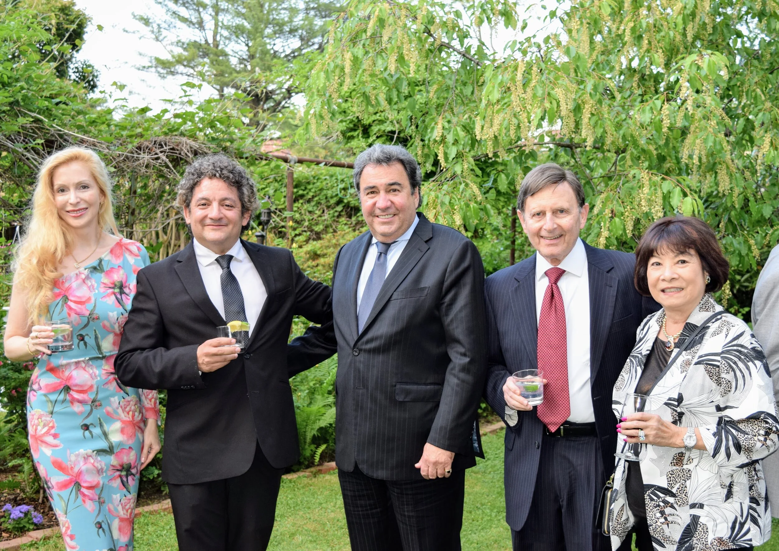  From left to right:  Alexandra Sényi, Julien Benichou, Michael Capasso, Cary Pollak, Sue Chin 