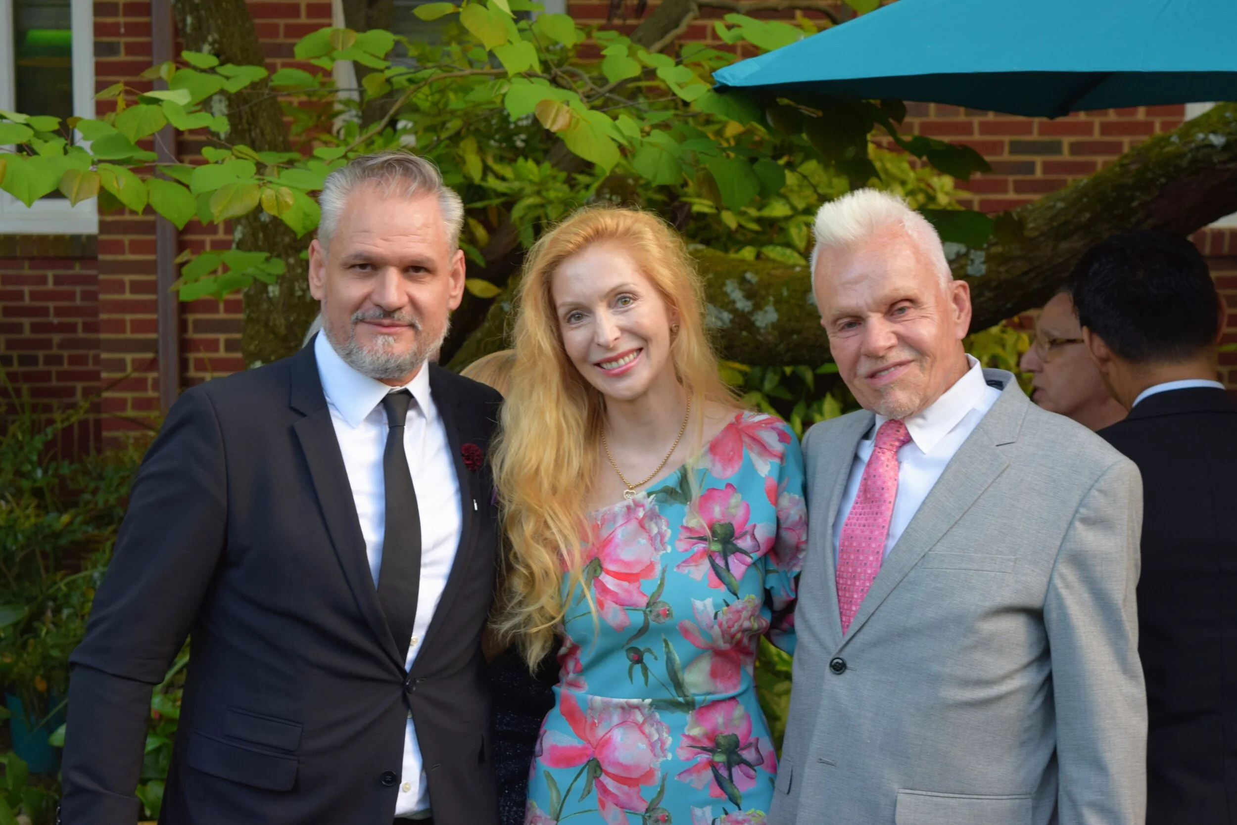  H. E. Ambassador of Hungary Szabolcs Takács, Alexandra Sényi, and Michael Reilly 