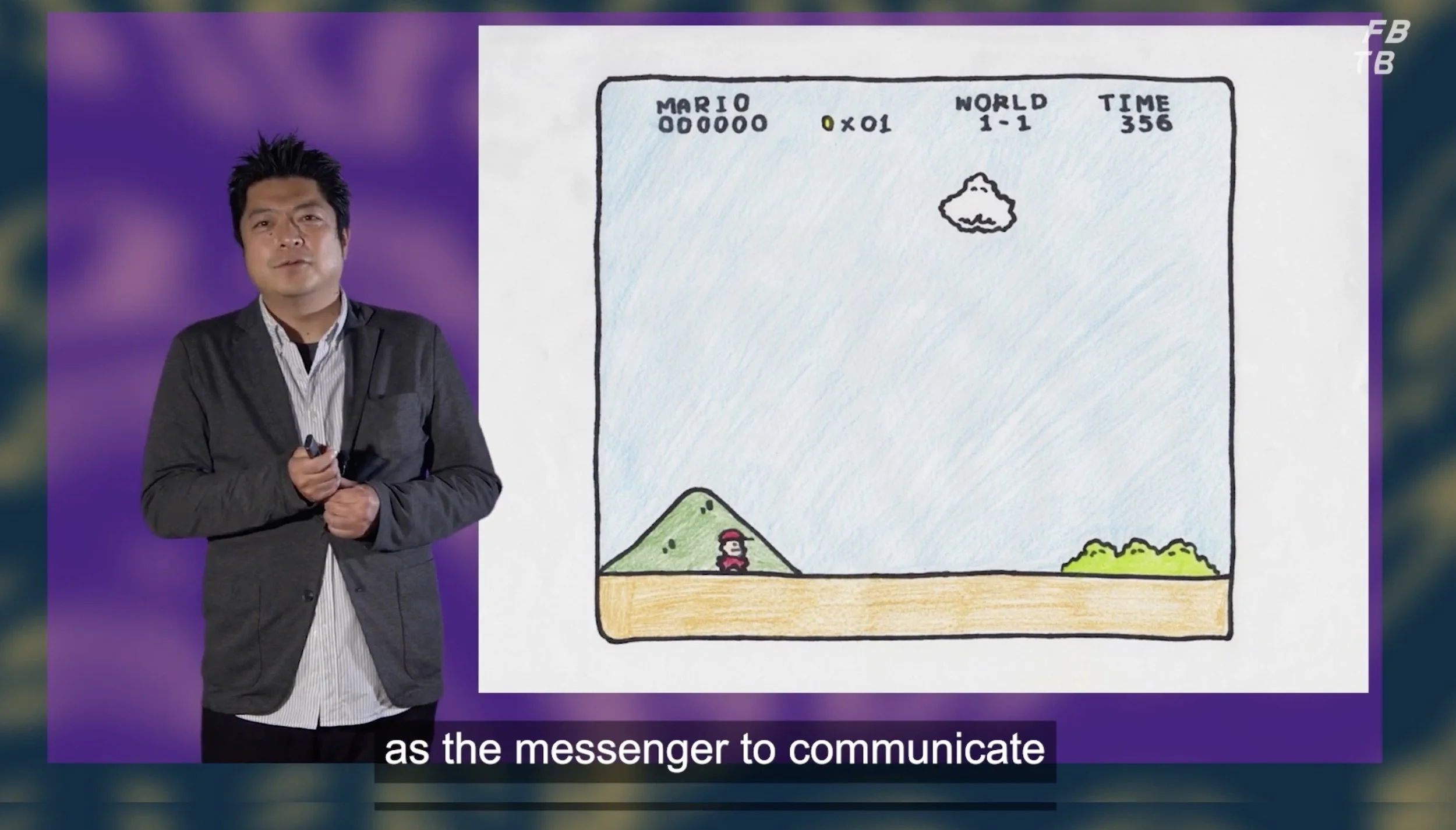 Due to different time zones, some sessions were pre-recorded and live discussions with the speakers were broadcasted later during the day. Mr Shinichiro Tamaki pre-recorded from Japan, told us the interesting story of Super Mario and Nintendo Wii. 