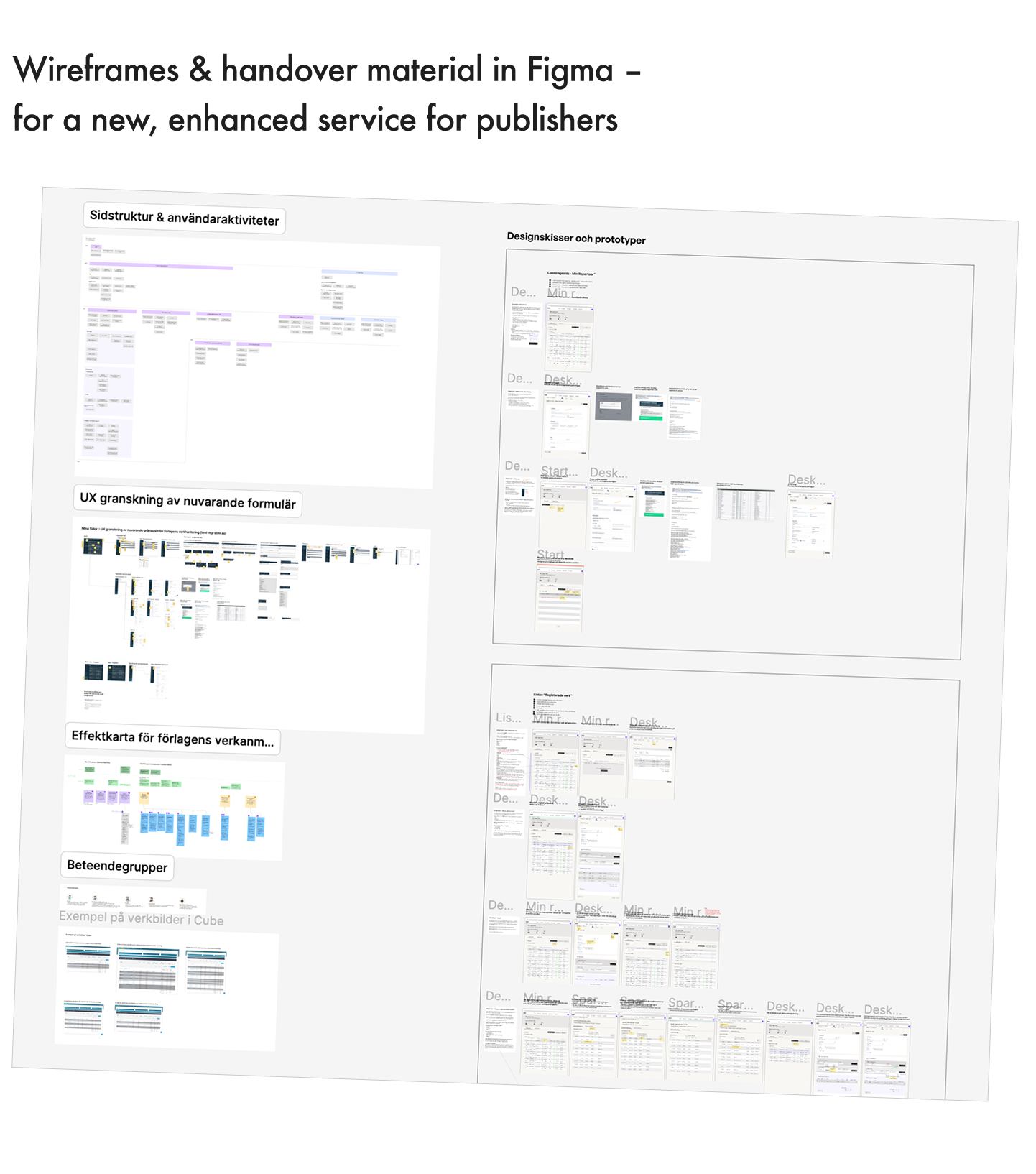  Wireframes and handover material in Figma for a new, enhanced service for publishers registering their songs with Stim. These were given to a colleague designer to refine the UI,  implement the Stim official design system and bring a prototype to us
