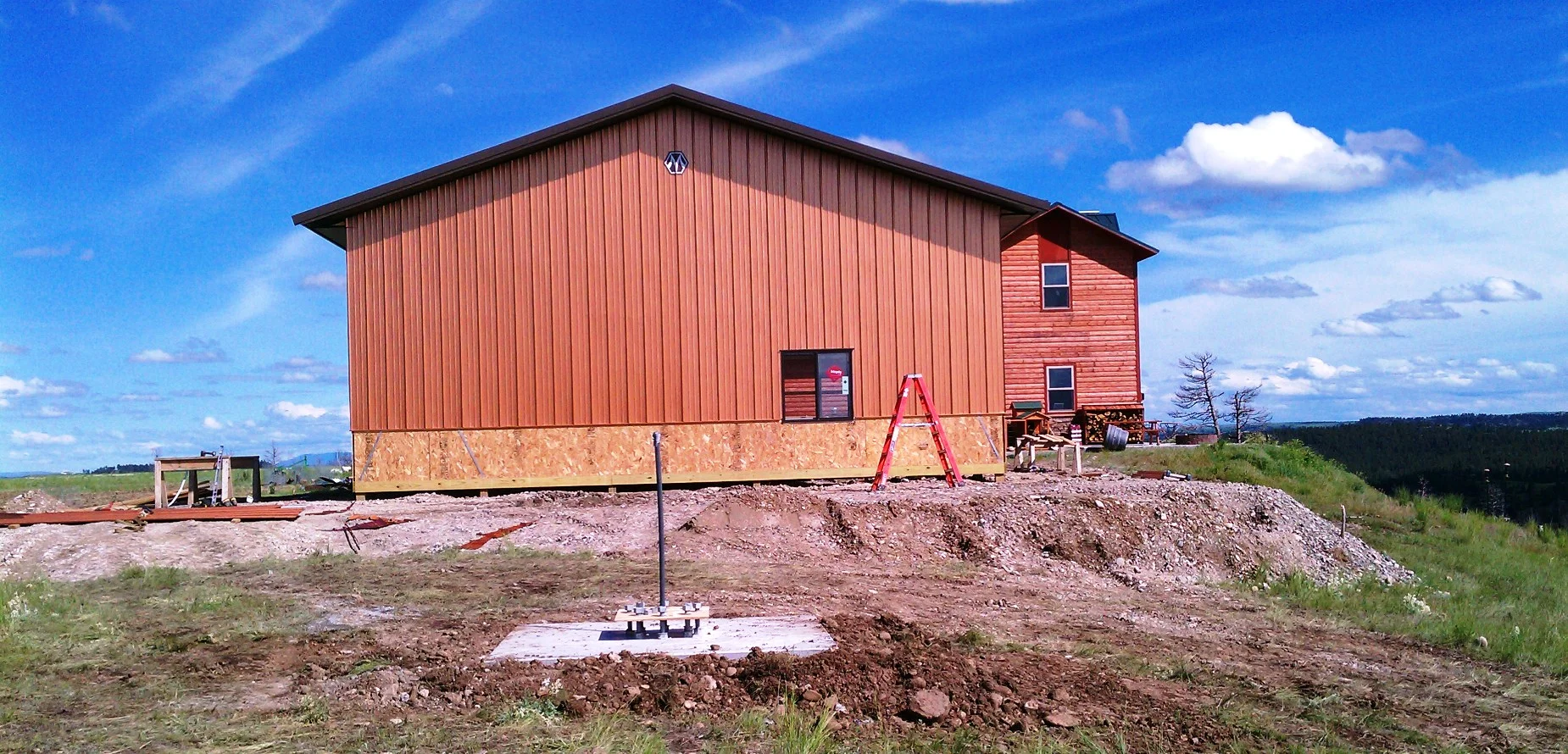 2011-06-10 - West Wall of New Seiver Ranch Shop Complete #1.jpg