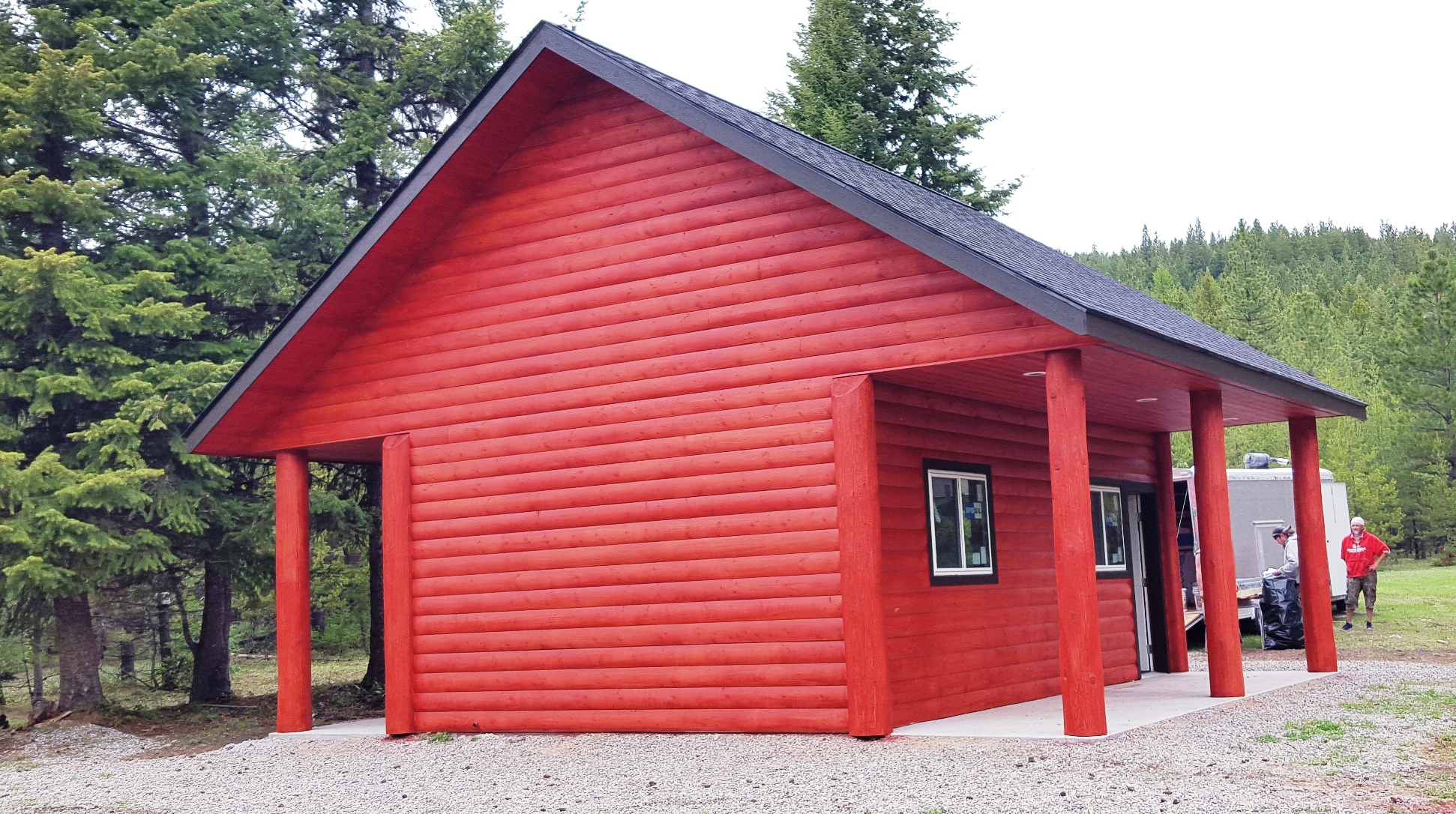2016-04-25 - Newly Stained SR2.0 Garden Shed