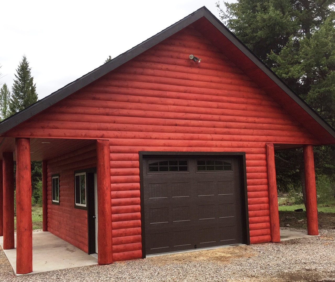 2016-04-25 - Newly Stained SR2.0 Garden Shed