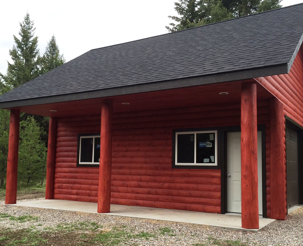 2016-04-25 - Newly Stained SR2.0 Garden Shed