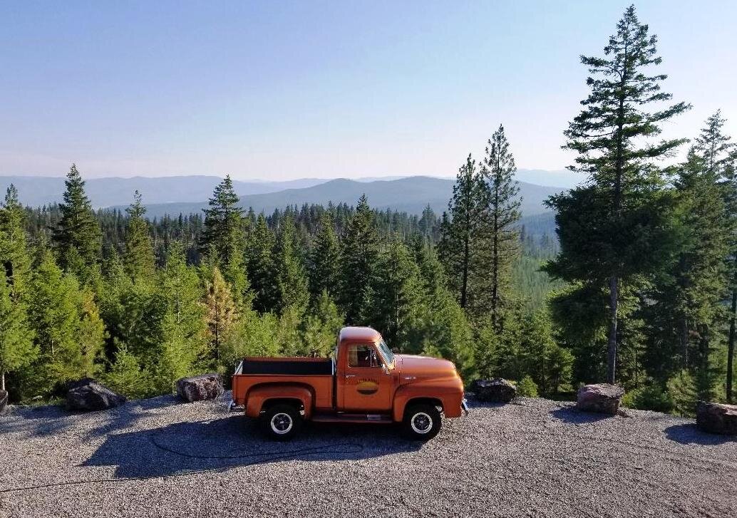 2018-07-08 Seiver Ranch 1954 Ford F100 Truck at the SR2 House.jpg