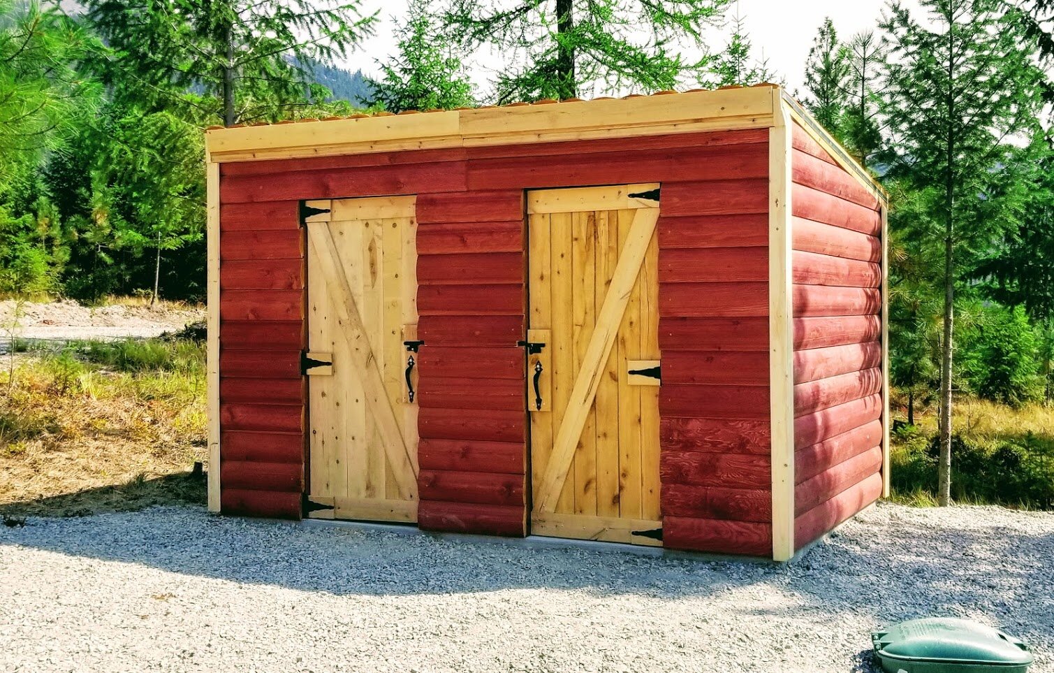 2018-09-06 Wood Shed at SR2 finished needs Staining.jpg