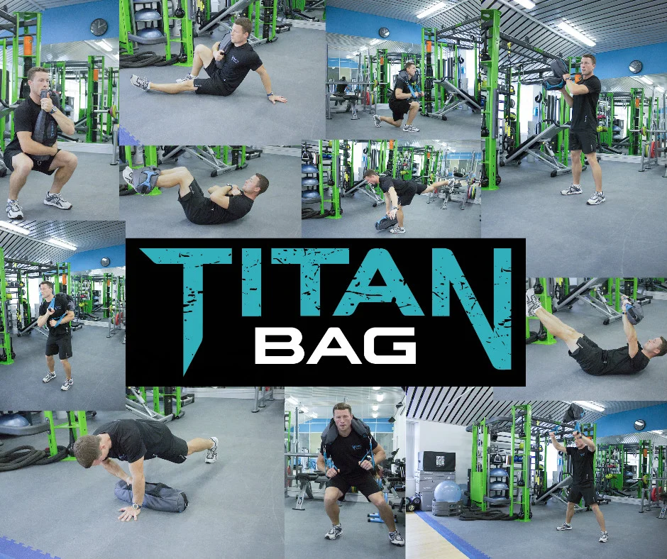 TITAN BAG PACKAGE Includes : 1 x Titan Bag 2 x 1 hour personal training sessions 1 x detailed personal program Price – £100