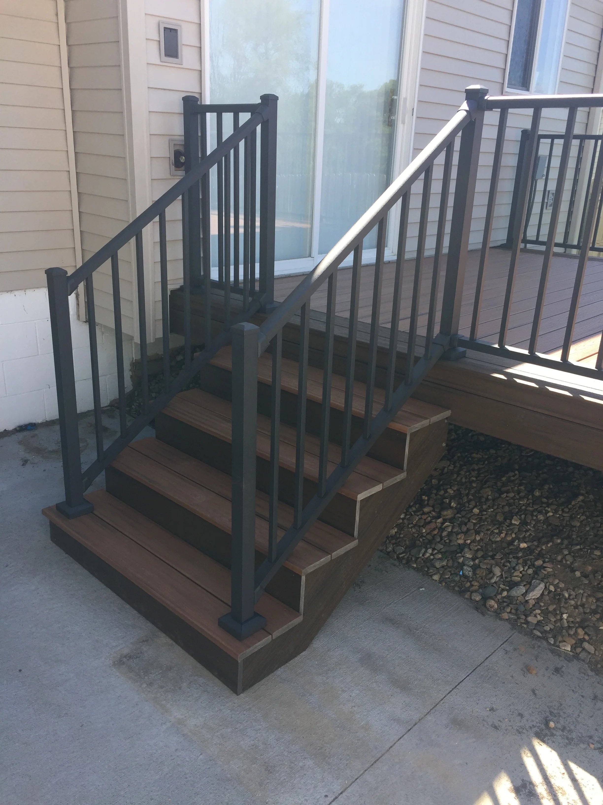 Trex Spiced Rum and Tiki Torch Stairs