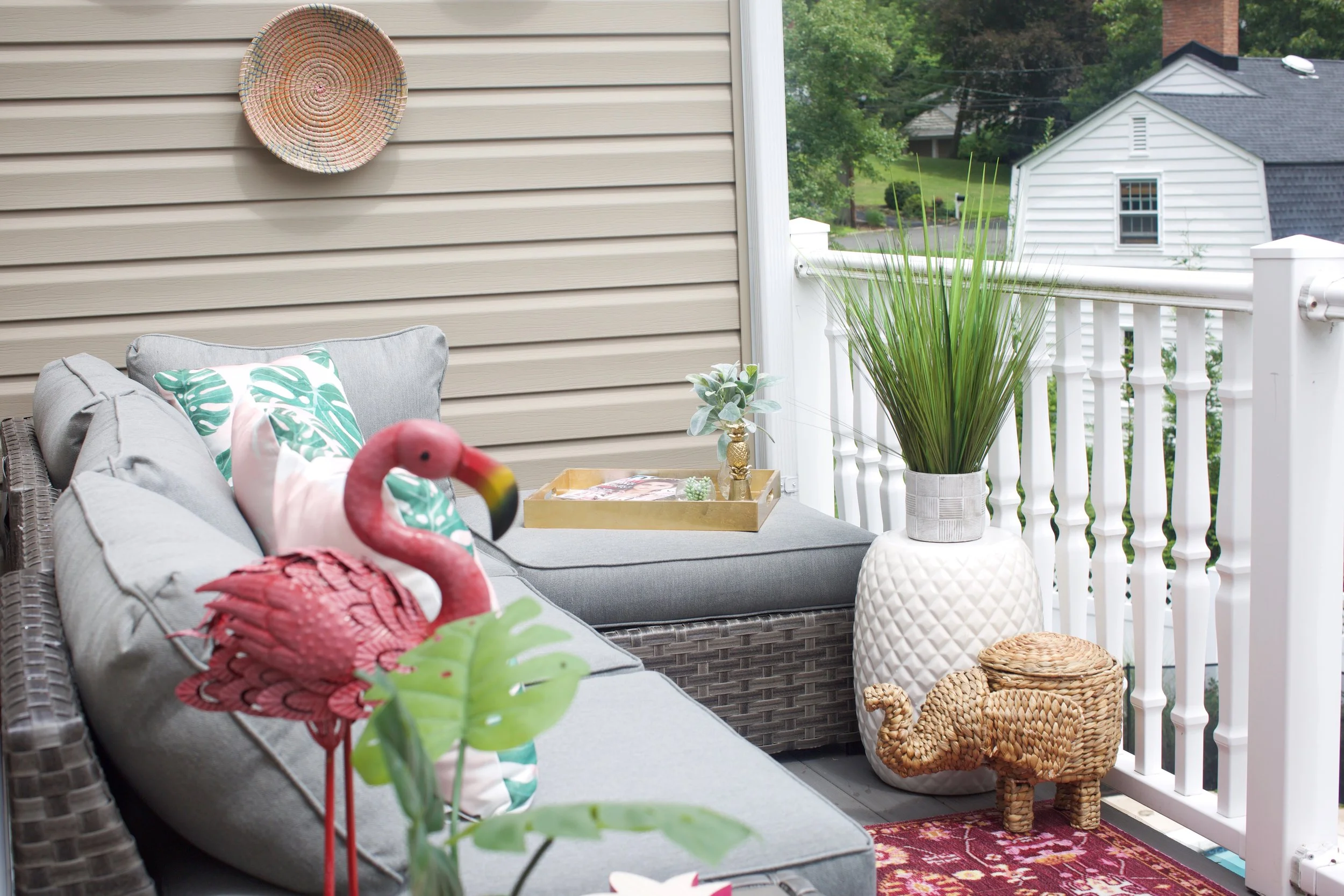 Balcony Make Over with Raymour & Flanigan