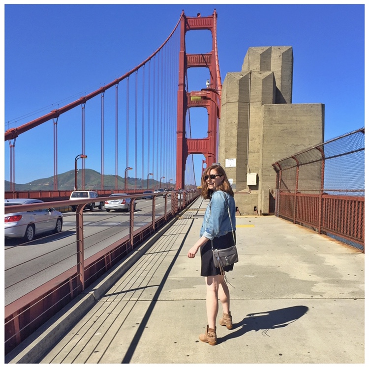 As far as I made it over the Golden Gate Bridge before having to turn around (I'm scared of heights!)
