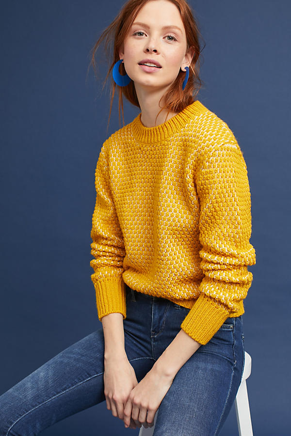 Anthro Yellow Sweater.jpeg