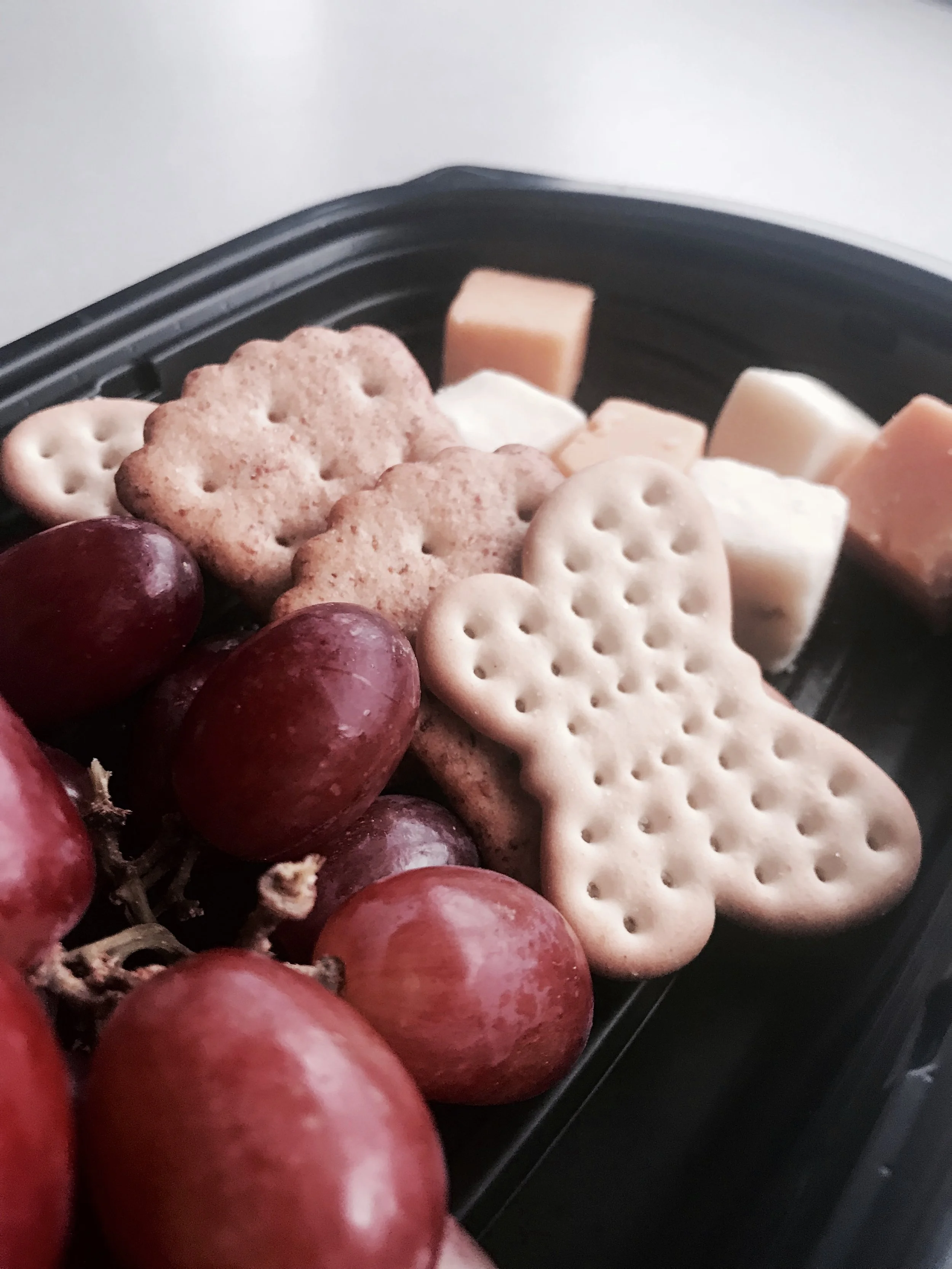 Enjoyed some light snacks on the train to tide us over until dinner in Portland! We may or may not have had some pizza too (not pictured) ;)