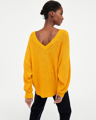 Zara Double V Neck Sweater.jpg