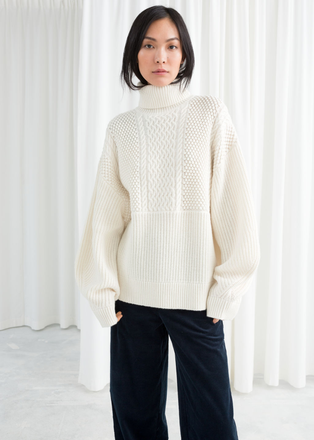 Oversized Cable Knit Turtleneck.jpeg