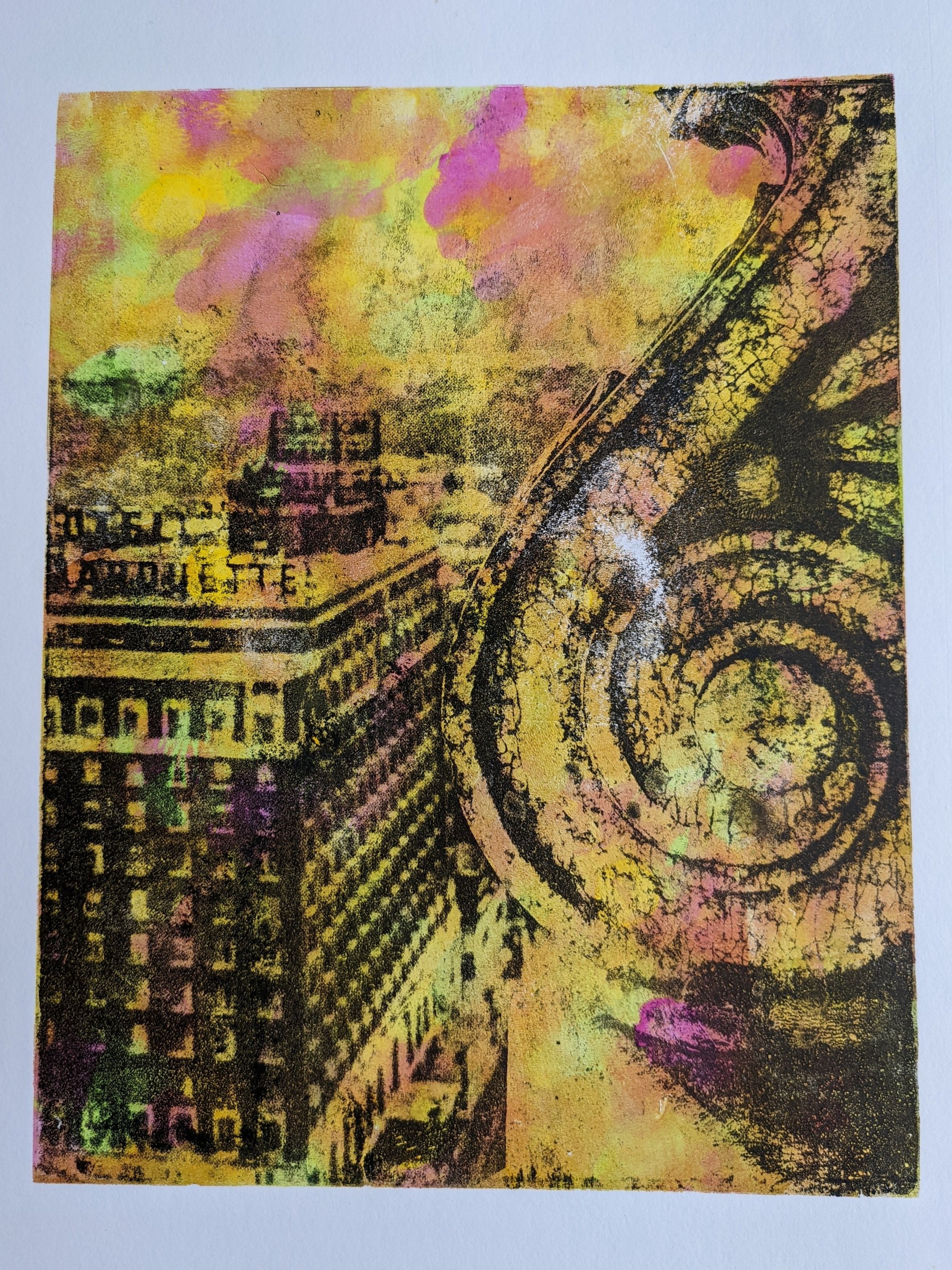  Creative printmaking using gelli plate print technique 