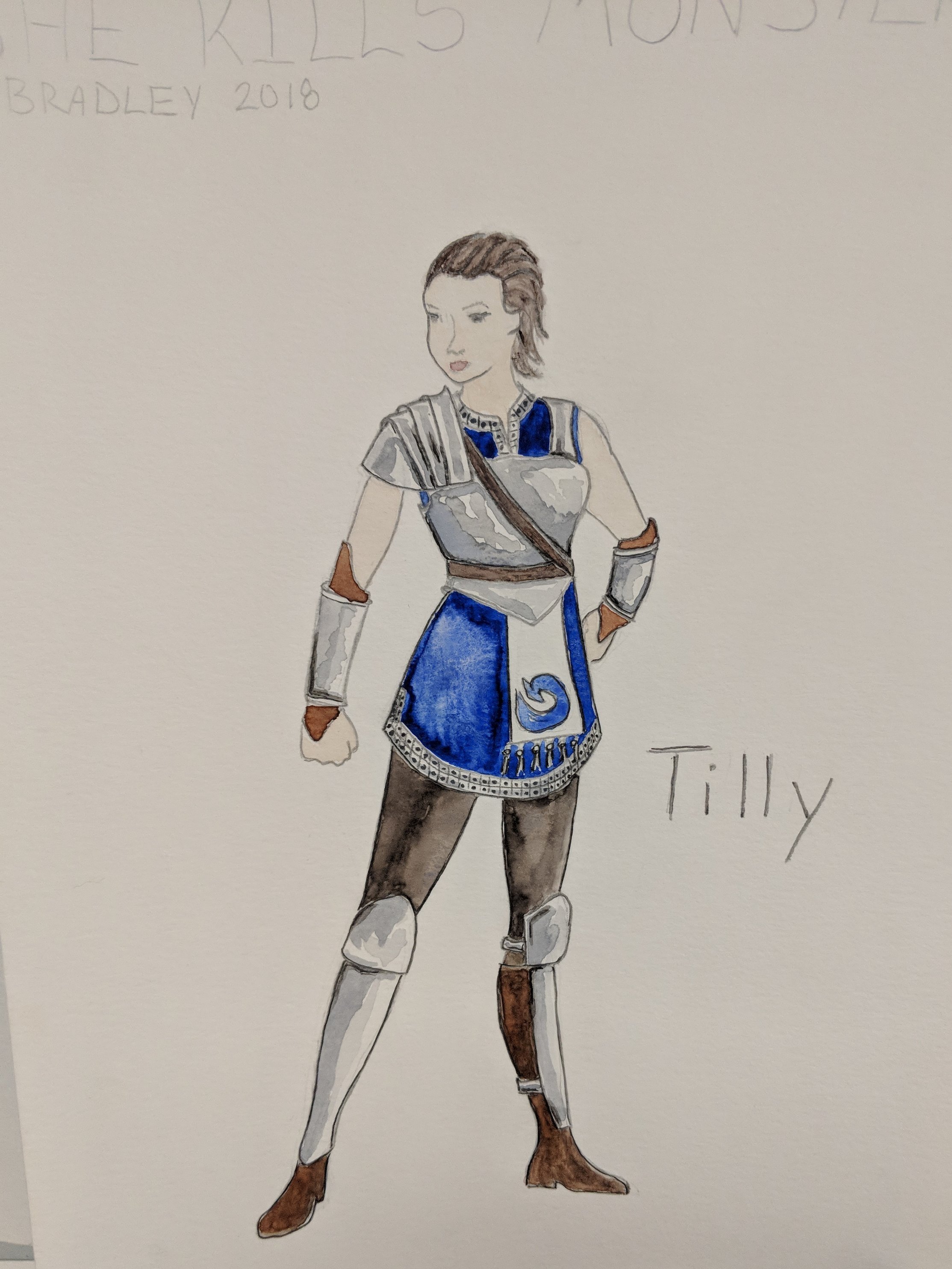 Costume Design for Tilly in She Kills Monsters