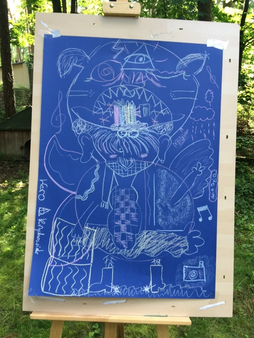 "Rysowanie Kredą po Granacie"