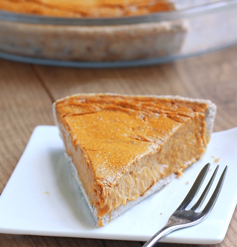 Click here for this yummy and healthy coconut pumpkin pie recipe.
