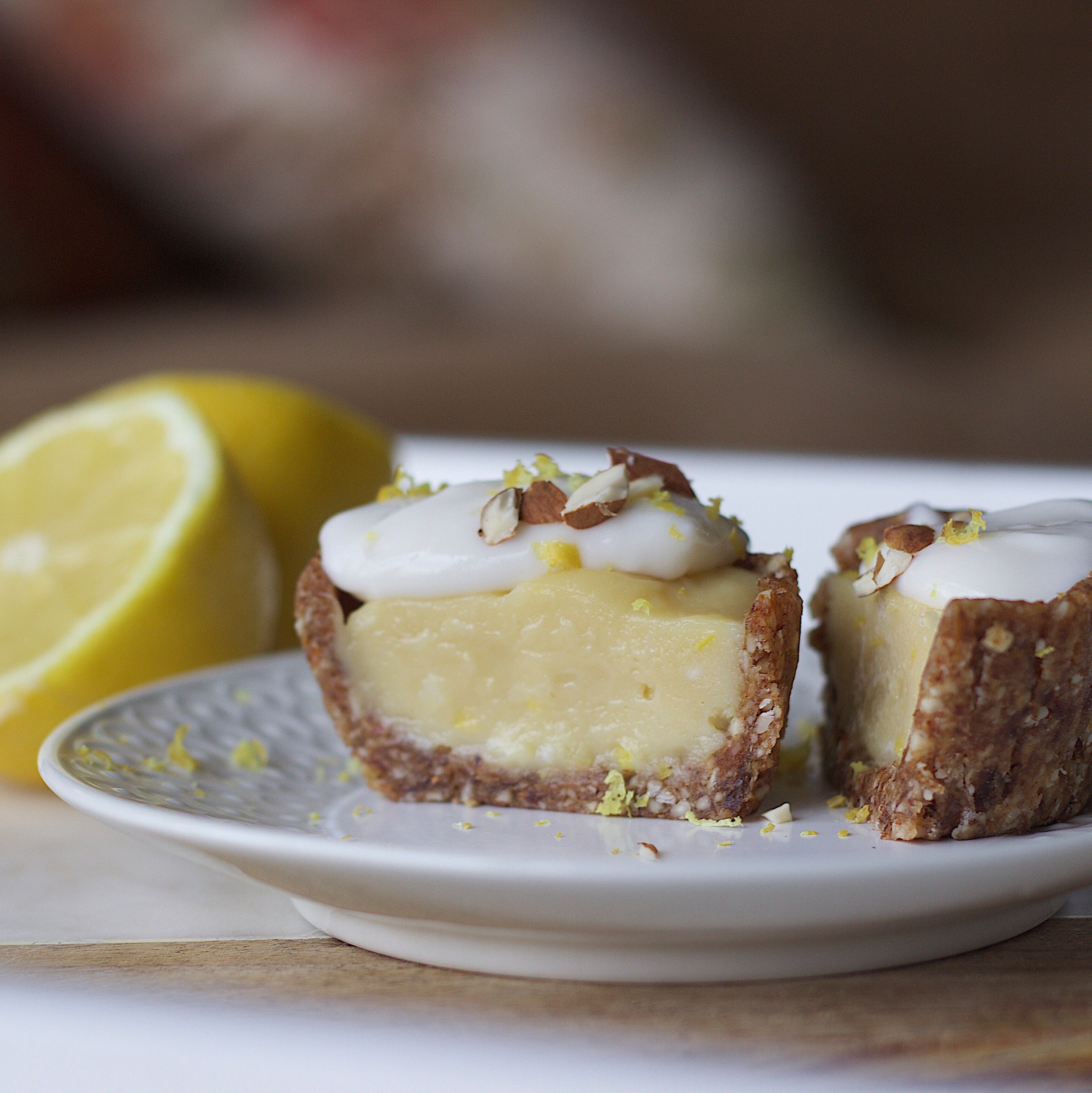 Creamy Lemon Almond Tart