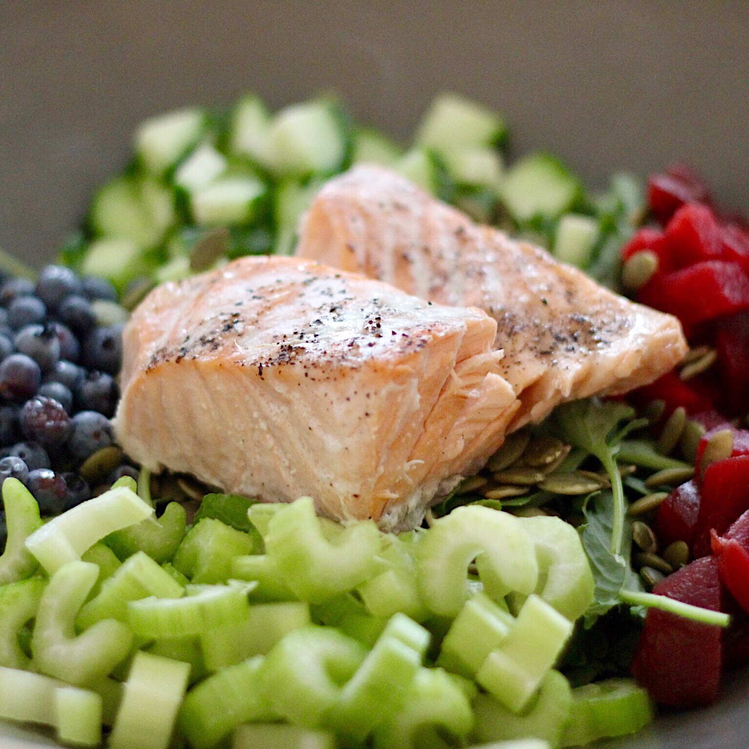 Kale Salmon Salad