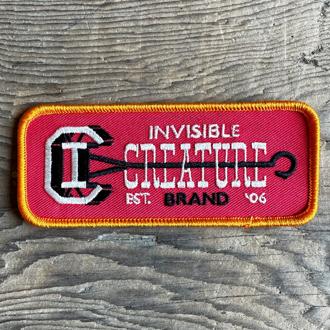 Branding Iron Patch — Invisible Creature