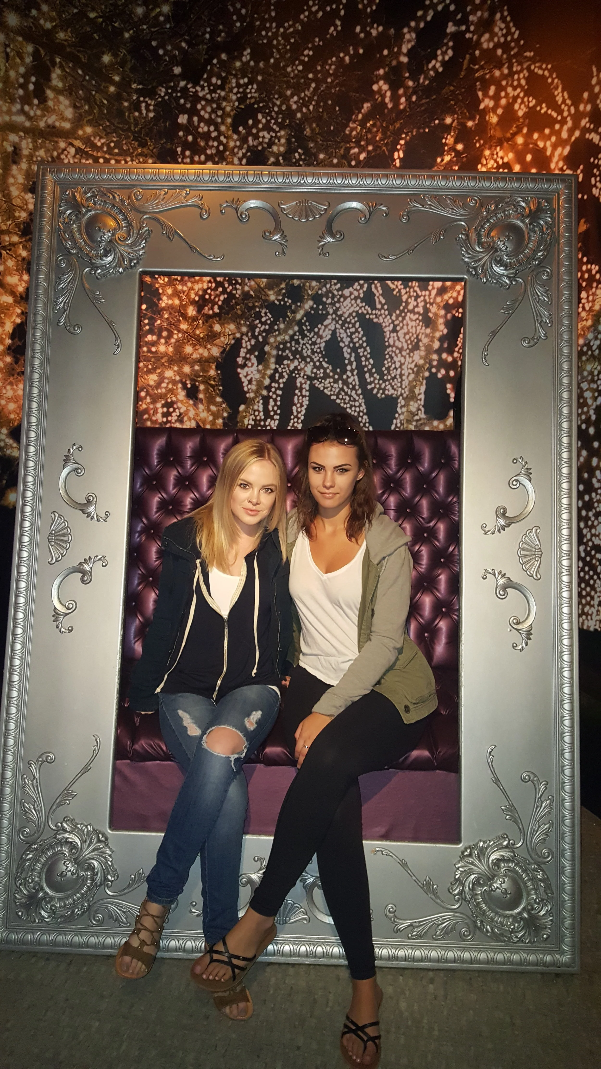Courtney and her sister. Her sister has offered to be a living donor when the time comes.