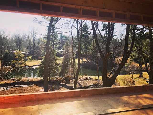 Can’t wait to wake up to this view every day #masterbedroom #walltowallwindows #5dellwood #newconstruction #modernhomes #ardsley #westchester #interiordesign #architecture
