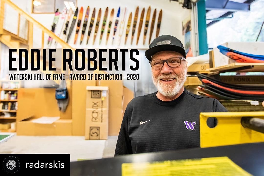 Posted @withrepost &bull; @radarskis Eddie Roberts has played a pivotal role in the progression of waterskiing through his work at both HO Sports and Radar Waterskis. As Herb O&rsquo;Brien&rsquo;s right-hand man Eddie was a sponge as he learned from 