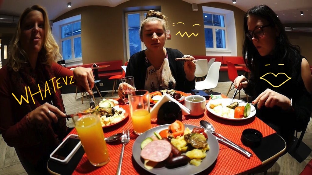 .... Anna meile buffee ja me omastame kõik olemasolevad söögivarud. .. Just give us buffet and we will occupy all the food you have stored. ....