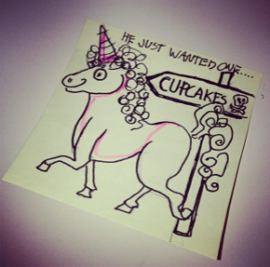 Post-it art by @miaow_or_never