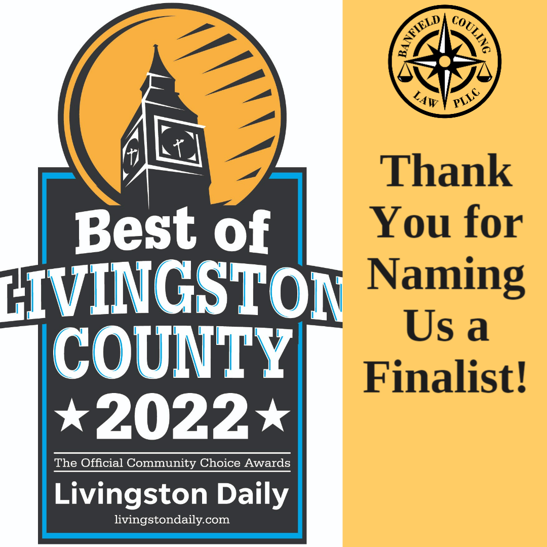 Thank you for Your Support: Our Firm is a "Best of Livingston" Finalist for 2022!