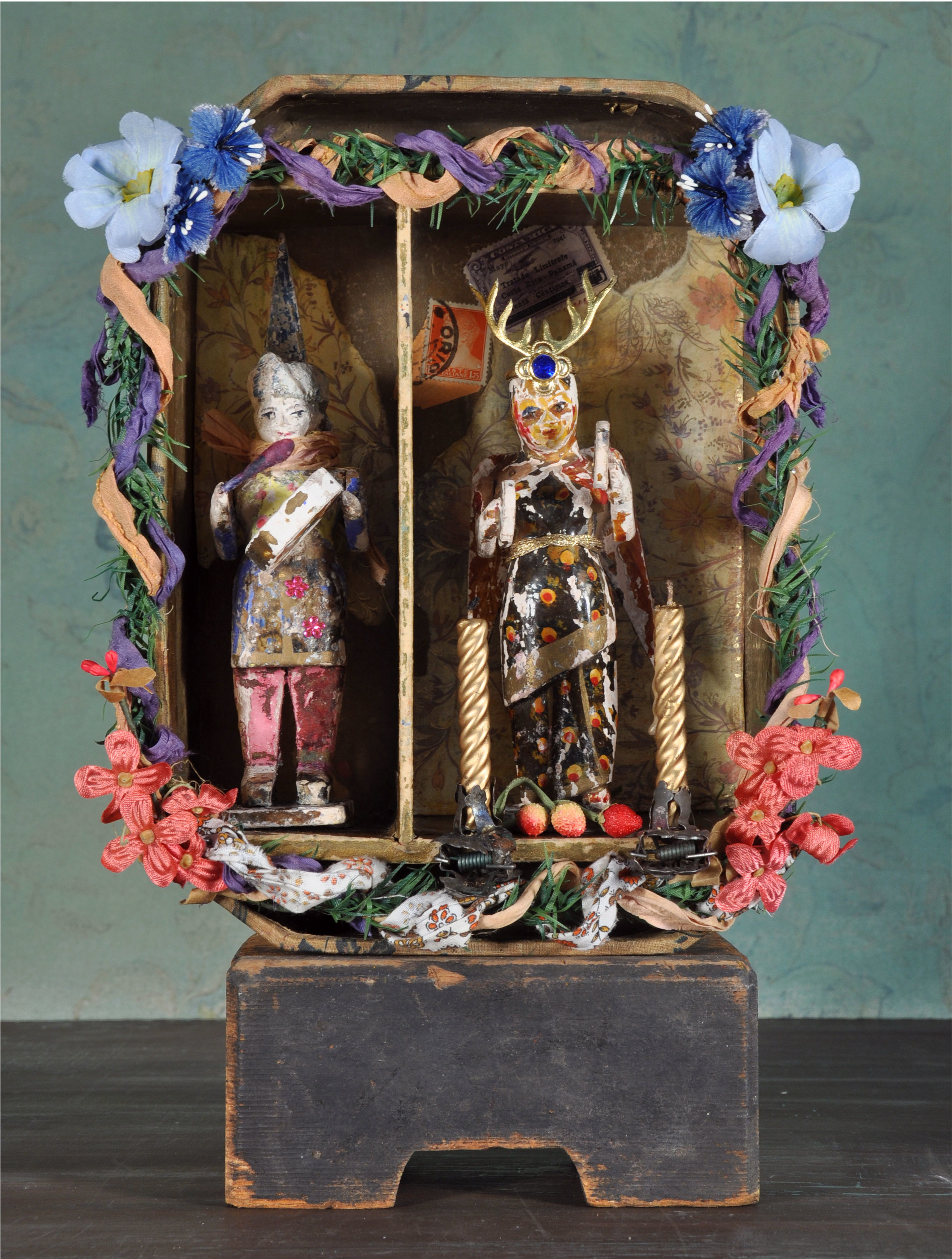   Muse  12 x 8 x 4  mixed media 