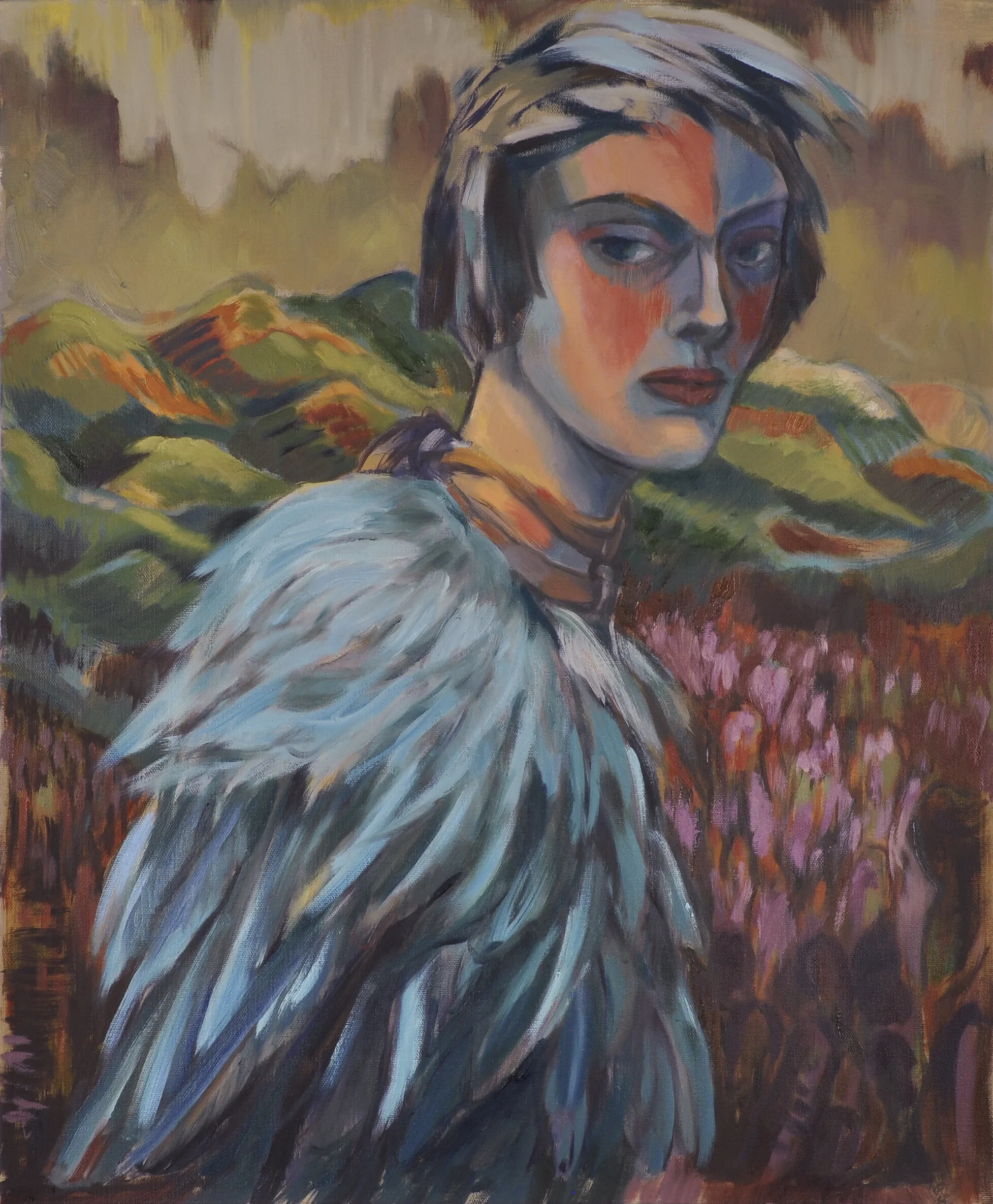   Young Icarus,  20” x 16” oil on canvas 