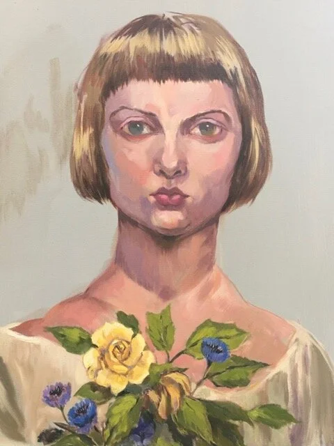   Bridesmaid,   24 x 18 oil on canvas 