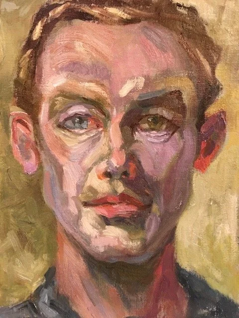   Michael   12x9 oil on canvas 