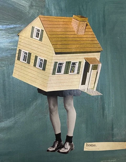   Untitled   8×10 acrylic  &amp; paper 