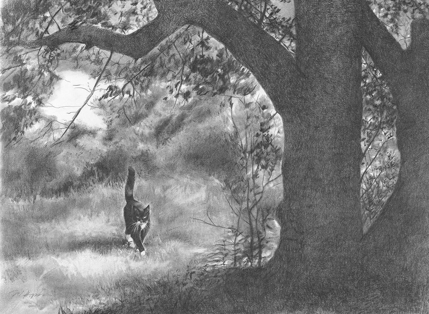  Hannah  Original  art size: 27×20” -custom order  Smaller size: 17 × 14”- $125.00   