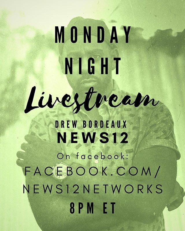 Livestream tonight with the good folks at @news12 - catch my set at 8pm ET on Facebook (News12Networks - link in bio) No covers, just original songs and a celebration of life! Come by and say hi!