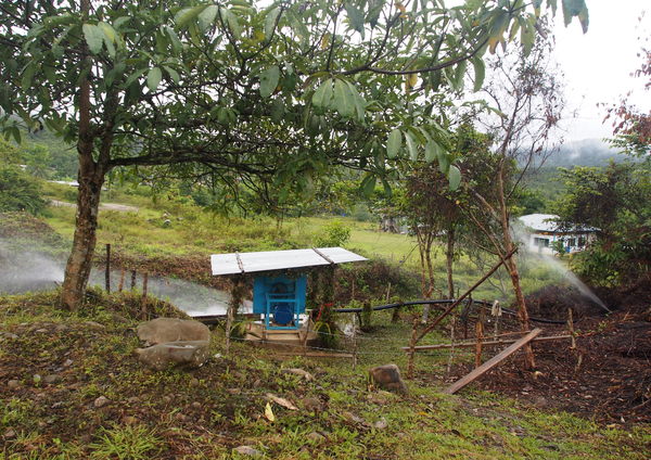Micro-hydro systems harness the power of streams or small rivers with significant vertical drop to generate electricity, enabling communities to enjoy lights and other basic amenities, such as food refrigeration, and providing the possibility of establishing certain cottage industries.