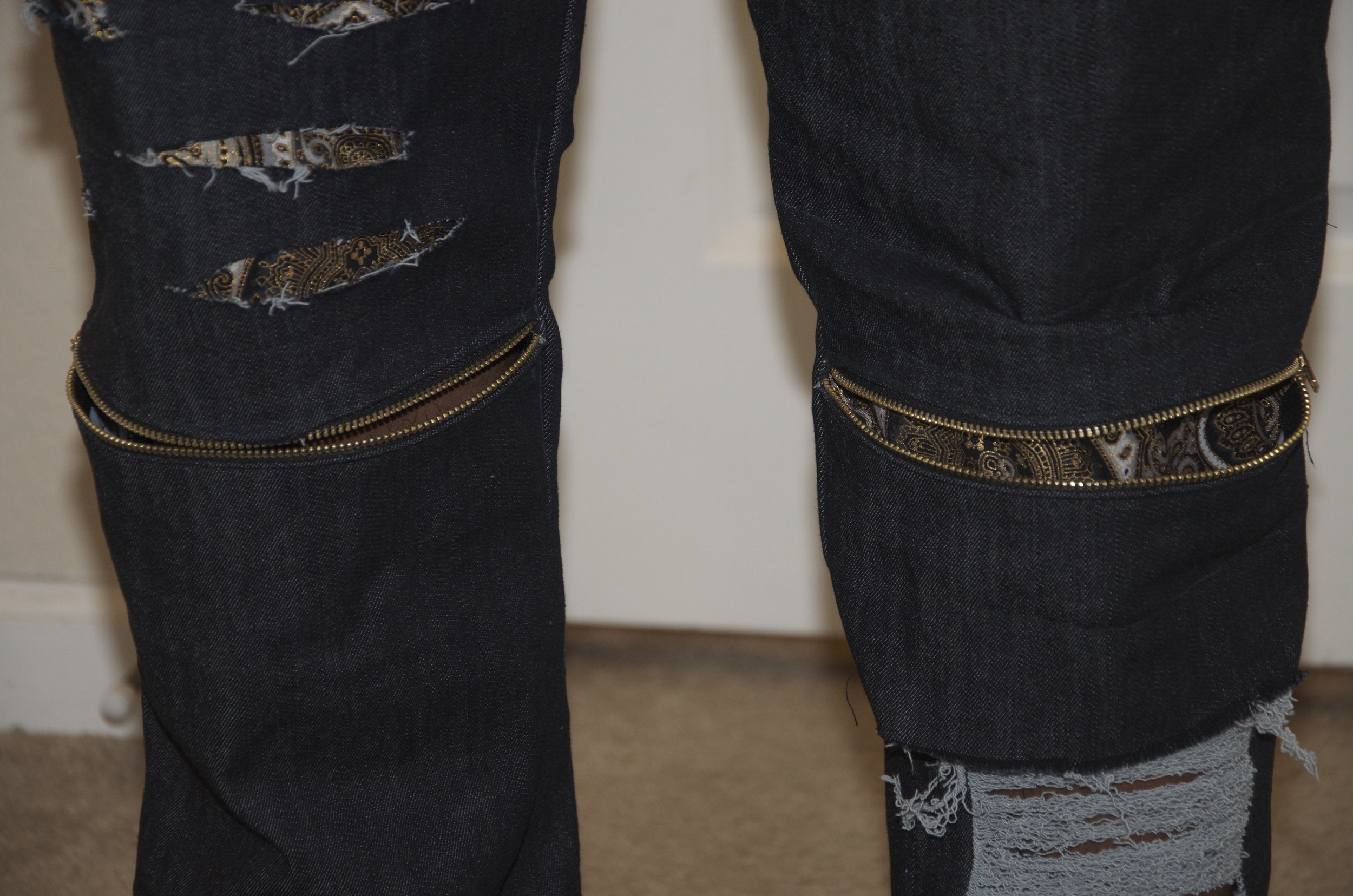 Knee View of Pants