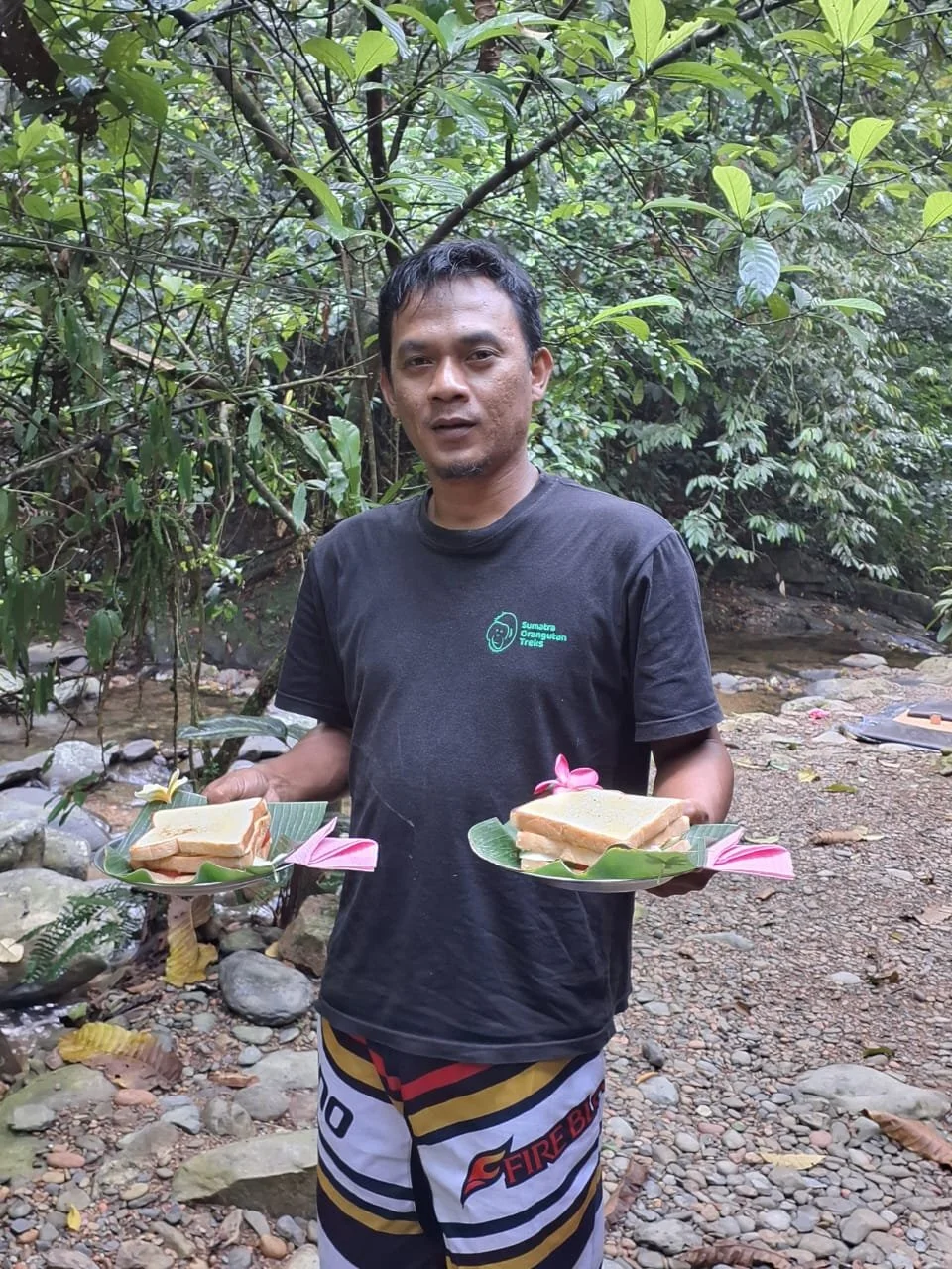 Wanda  Jungle Chef Manager & Jungle Rafting Captain Sumatra Orangutan Treks Bukit Lawang 