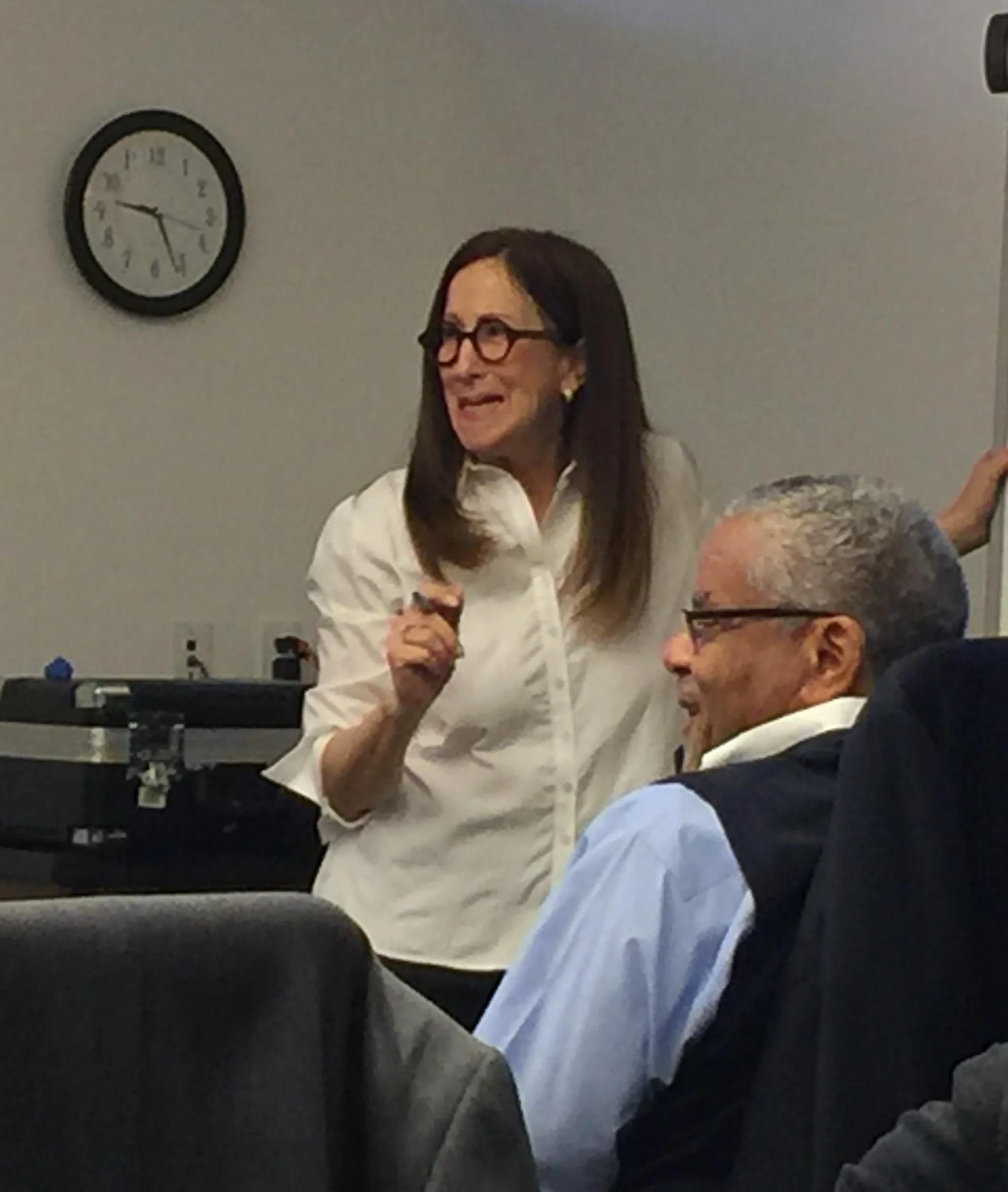 Moderator Karin Polacheck urged the Board to include parents in their vision. "Do you value parents?" she asked.